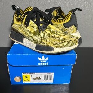 Adidas NMD Runner PK Black and Yellow Shoes